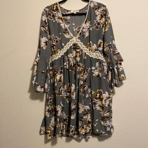 Chic Soul Floral Dress